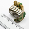 Neodýmový magnet valec 20×2 mm so samolepkou - N38 Neodýmový magnet valec 20×2 mm so samolepkou - N38
