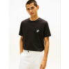 Tommy Hilfiger pánske čierne tričko MW0MW43066BDS L Tommy Hilfiger pánske čierne tričko MW0MW43066BDS L