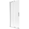 Mexen Velar vaňová clona 2-krídlová posuvná 80 x 150 cm, mrazené, chróm - 896-080-000-31-01 Mexen Velar vaňová clona 2-krídlová posuvná 80 x 150 cm, mrazené, chróm - 896-080-000-31-01