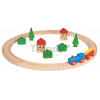 Drevená vláčkodráha Wooden Toy Eichhorn s doplnkami domčeky a stromy 20 dielov od 3 rokov EH2050-V Drevená vláčkodráha Wooden Toy Eichhorn s doplnkami domčeky a stromy 20 dielov od 3 rokov EH2050-V