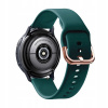 Zelený silikónový remienok s ružovo-zlatou sponou pre Samsung Galaxy Watch Active 2 Zelený silikónový remienok s ružovo-zlatou sponou pre Samsung Galaxy Watch Active 2