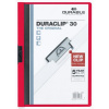DURABLE Obal s klipom DURACLIP Original 30 červený DURABLE Obal s klipom DURACLIP Original 30 červený