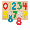 Woody Puzzle na desce Číslice s beruškami Woody Puzzle na desce Číslice s beruškami