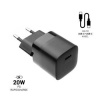 FIXED nabíjačka, USB-C, USB-C/USB-C kábel, 1m, 20W FIXC20M-CC-BK FIXED nabíjačka, USB-C, USB-C/USB-C kábel, 1m, 20W FIXC20M-CC-BK