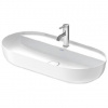 Duravit Luv - Umývadlo na dosku, 80x40 cm, bez prepadu, s otvorom na batériu, biela/matná biela 0380802600 Duravit Luv - Umývadlo na dosku, 80x40 cm, bez prepadu, s otvorom na batériu, biela/matná biela 0380802600