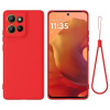 Kryt Motorola Moto G56 5G silikónový červený Kryt Motorola Moto G56 5G silikónový červený
