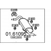 Koncový tlmič výfuku MTS 01.61095 Koncový tlmič výfuku MTS 01.61095