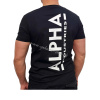 Alpha Industries BACKPRINT T black tričko pánske Veľkosť: XL, Farba: čierna Alpha Industries BACKPRINT T black tričko pánske Veľkosť: XL, Farba: čierna