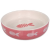 Miska MAGIC CAT keramická potlač ryba ružová 13 cm 0,26l růžová Miska MAGIC CAT keramická potlač ryba ružová 13 cm 0,26l růžová