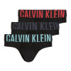 Pánske slipy Calvin Klein 000NB3610A Hip Brief 3 pairs black w/ombre blue logo/black w/c Pánske slipy Calvin Klein 000NB3610A Hip Brief 3 pairs black w/ombre blue logo/black w/c