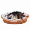 DOTTY pelech pre mačku alebo psa, prútený košík DOTTY pelech pre mačku alebo psa, prútený košík