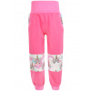 Dievčenské SLIM tepláky s dvojitými kolenami - Jednorožci Dievčenské SLIM tepláky s dvojitými kolenami - Jednorožci