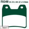 EBC - Brzdové doštičky YAMAHA FZS 1000 FAZER (01-05) FA348 EBC - Brzdové doštičky YAMAHA FZS 1000 FAZER (01-05) FA348