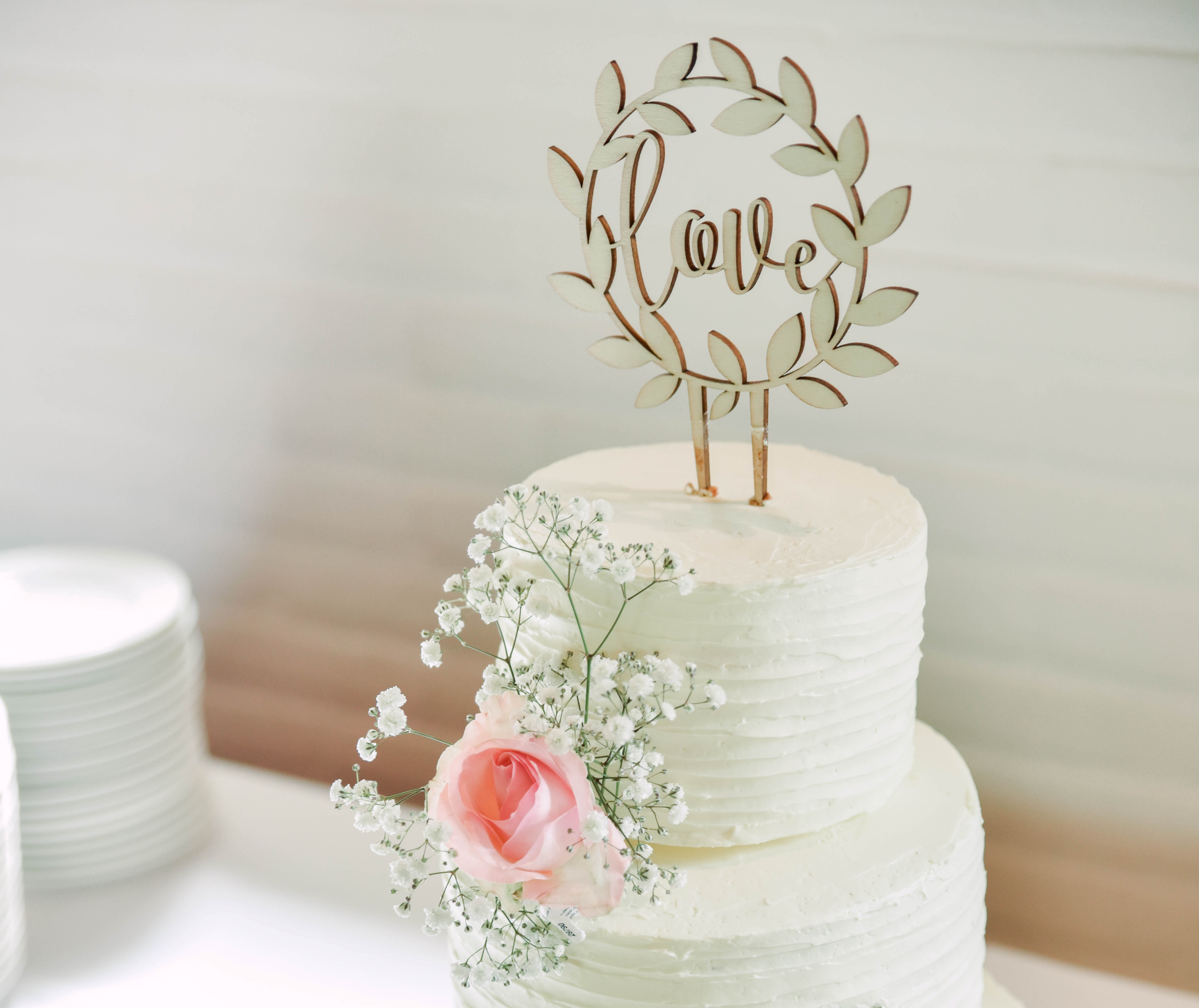 Nejedlé dekorace na dort si mohou vzít manželé na památku