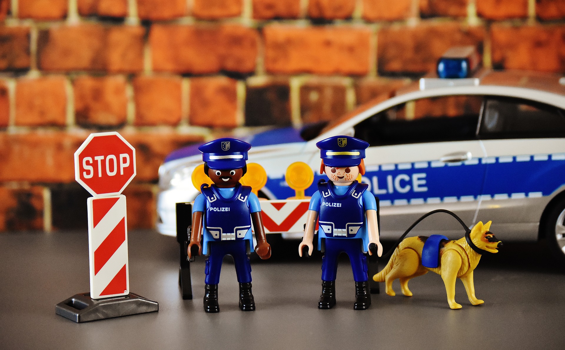 Playmobil polícia má všetko, čo je k policajnej práci potrebné 