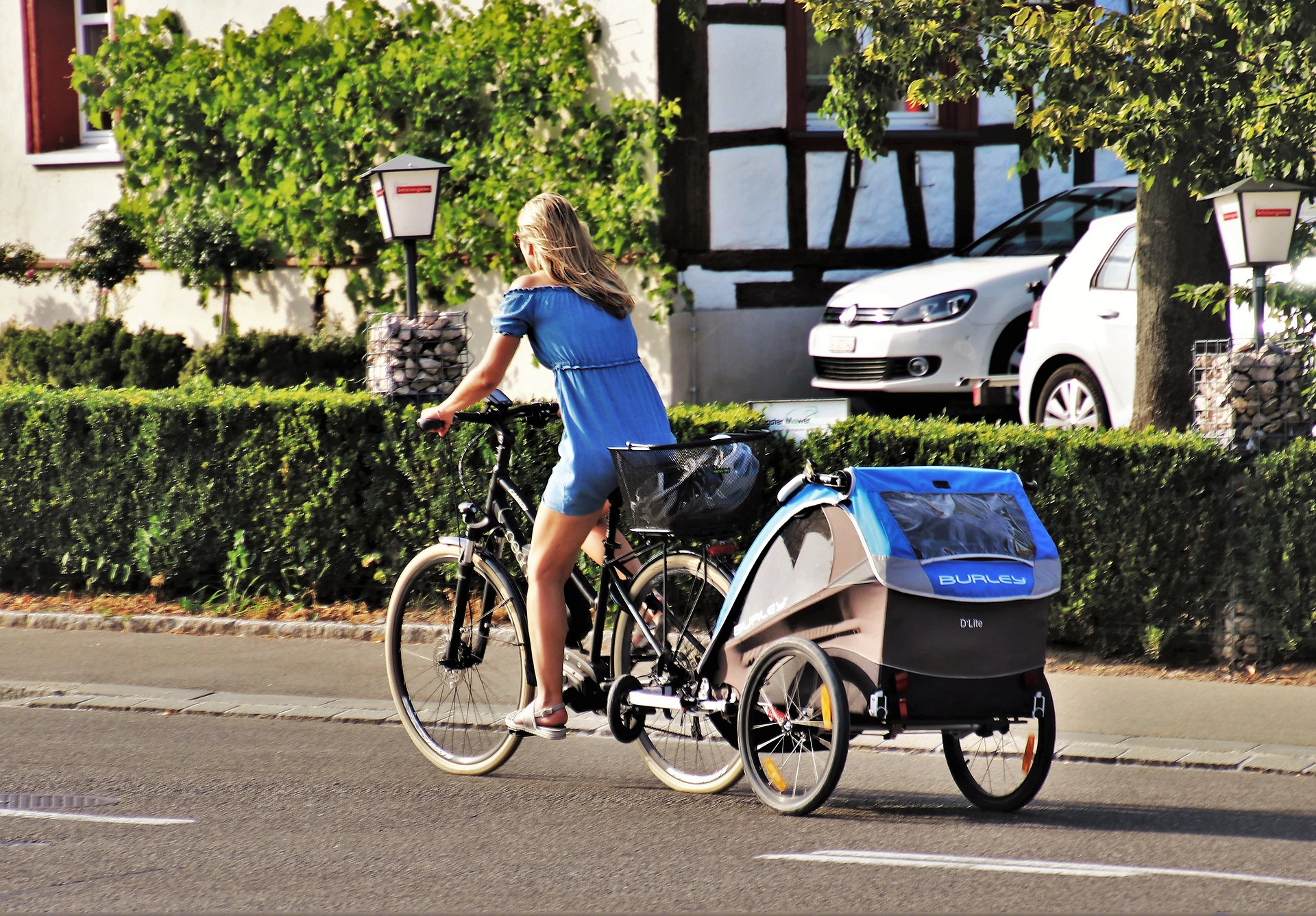 Cyklovozík je plnohodnotnou alternativou cyklistické sedačky pro dítě