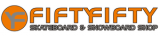 Logo obchodu Fifty-fifty