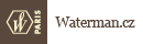 Parker 1507/1920310 Waterman Hemisphere Stainless Steel GT plnicí pero hrot -F-