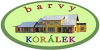 Logo obchodu barvy Korálek
