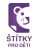 Štítky pro děti