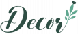 Logo obchodu Decor - dekoracni zbozi