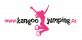 KANGOO JUMPS KJ XR3 - skákací boty bílo-růžové