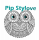 Pip Studio Clover peněženka, růžová (Stylová peněženka 18x11x3cm)