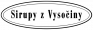Logo Sirupy z Vysočiny