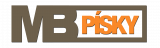 Logo obchodu mb-písky.cz