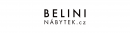 Belini Laurentino 180 cm bílý lesk / černý lesk s pracovní deskou