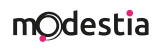 Logo obchodu Modestia.cz