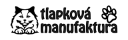 Tlapková manufaktura | samolepka Stylové samolepky na kořenky a kuchyňské nádoby - Hladká mouka| 7 x 3 cm | Černá