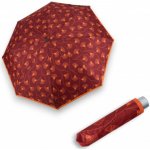 Doppler Mini Light Classic berry ginko dámský skládací deštník červený – Zbozi.Blesk.cz