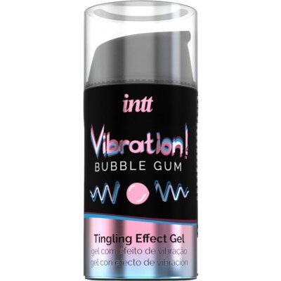 Intt Vibration! tekutý vibrátor žvýkačková příchuť 15 ml – Zboží Dáma