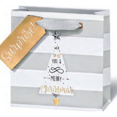 BSB Luxusní dárková papírová taška 36 x 26 x 14 cm Vánoční VDT 428 - A4 – Zboží Mobilmania