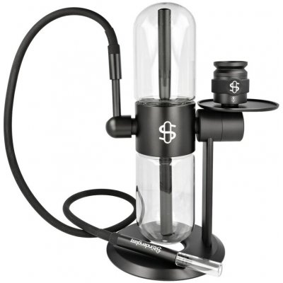 Hookah Stündenglass® Gravitační Bong Stundenglass Gravity Black 38 cm