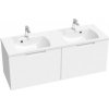 Koupelnový nábytek Ravak Classic II Skříňka pod dvojumyvadlo 130 cm, bílá/šedá X000001483
