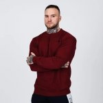 GymBeam Basic Jumper Burgundy burgundy – Hledejceny.cz