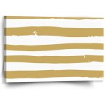 Sablio Obraz Zlaté pruhy - 60x40 cm – Hledejceny.cz