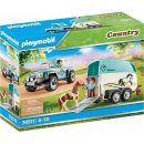 Playmobil 70511 Auto s přívěsem pro poníky