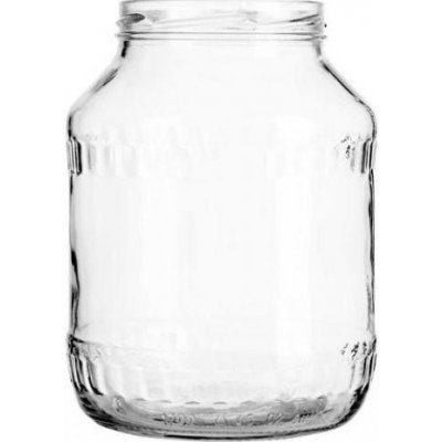 Zavarovacisklo.cz Zavařovací sklenice Facette čirá TO 89 cena za 1 ks při odběru ks: 150 a více x 1700ml – Sleviste.cz