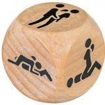 Kostka Kamasutra - Sexy Dice dřevěná – Zboží Dáma