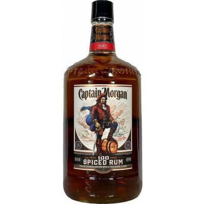 Captain Morgan Spiced Rum 100 Proof 50% 1,75 l (holá láhev) – Zboží Mobilmania