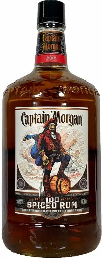 Captain Morgan Spiced Rum 100 Proof 50% 1,75 l (holá láhev)