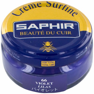 Saphir Barevný krém na kůži Creme Surfine 0032 66 Violet 50 ml