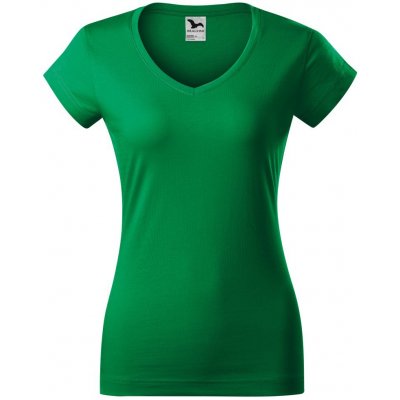 Malfini Fit V-neck 162 středně zelená