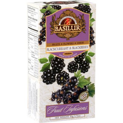 Basilur Fruit Blackcurrant & Blackberry ovocný čaj 25 sáčků – Hledejceny.cz