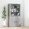 Příborník do zásuvky zahrada-XL Skříň highboard šedá sonoma kompozitní dřevo 3185365