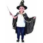 Rappa Dětský plášť černý s kloboukem čarodějnice – Sleviste.cz