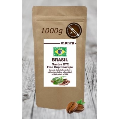 Monro Brasil Santos NY2 Fine cup s.s. Cooxupe káva Arabika 100 g – Zboží Mobilmania